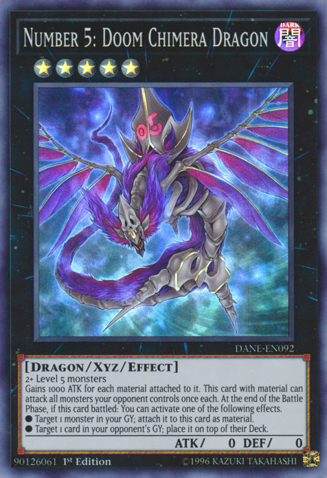 Number 5: Doom Chimera Dragon [DANE-EN092] Super Rare | GnG Games