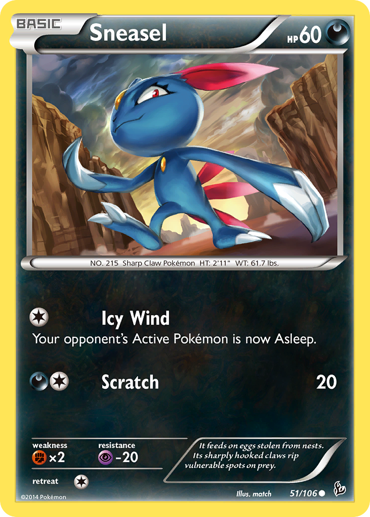 Sneasel (51/106) [XY: Flashfire] | GnG Games