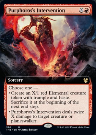 Purphoros's Intervention (Extended Art) [Theros Beyond Death] | GnG Games
