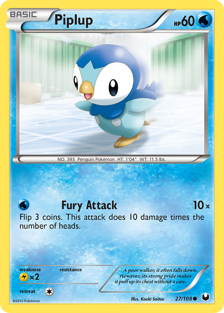 Piplup (27/108) [Black & White: Dark Explorers] | GnG Games