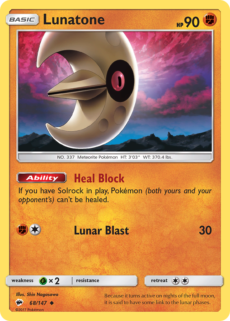 Lunatone (68/147) [Sun & Moon: Burning Shadows] | GnG Games