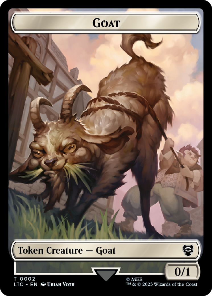 Bird // Goat Token [The Lord of the Rings: Tales of Middle-Earth Commander Tokens] | GnG Games