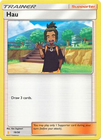 Hau (19/30) [Sun & Moon: Trainer Kit - Alolan Raichu] | GnG Games