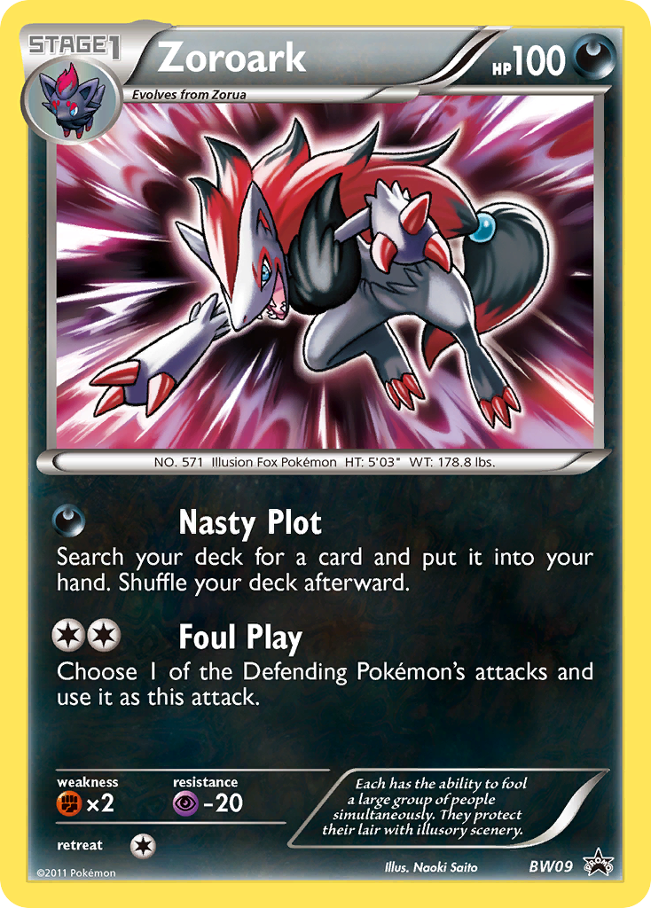 Zoroark (BW09) [Black & White: Black Star Promos] | GnG Games