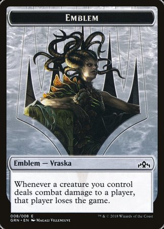 Emblem - Vraska, Golgari Queen [Guilds of Ravnica Tokens] | GnG Games