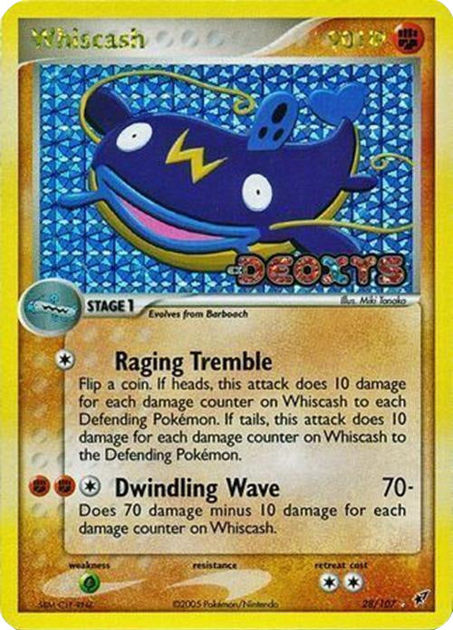 Whiscash (28/107) (Stamped) [EX: Deoxys] | GnG Games