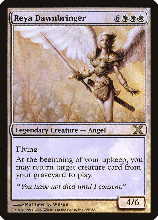 Reya Dawnbringer (Premium Foil) [Tenth Edition] | GnG Games