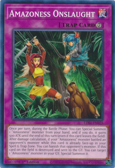Amazoness Onslaught [LDS1-EN025] Common | GnG Games