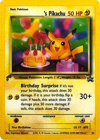 Pikachu (24) (Birthday) [Pikachu World Collection Promos] | GnG Games