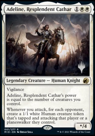 Adeline, Resplendent Cathar (Promo Pack) [Innistrad: Midnight Hunt Promos] | GnG Games