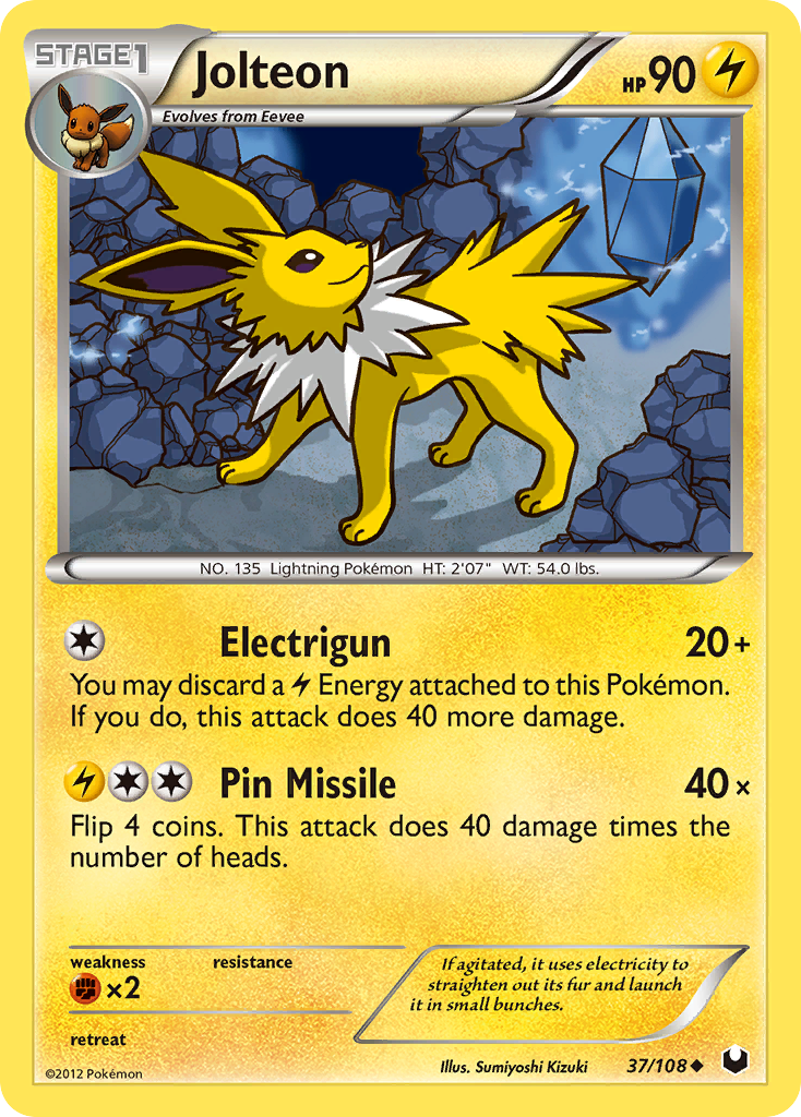 Jolteon (37/108) [Black & White: Dark Explorers] | GnG Games