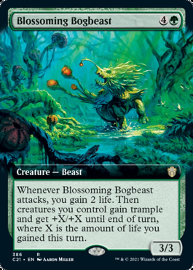 Blossoming Bogbeast (Extended) [Commander 2021] | GnG Games