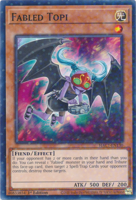 Fabled Topi (Duel Terminal) [HAC1-EN130] Common | GnG Games