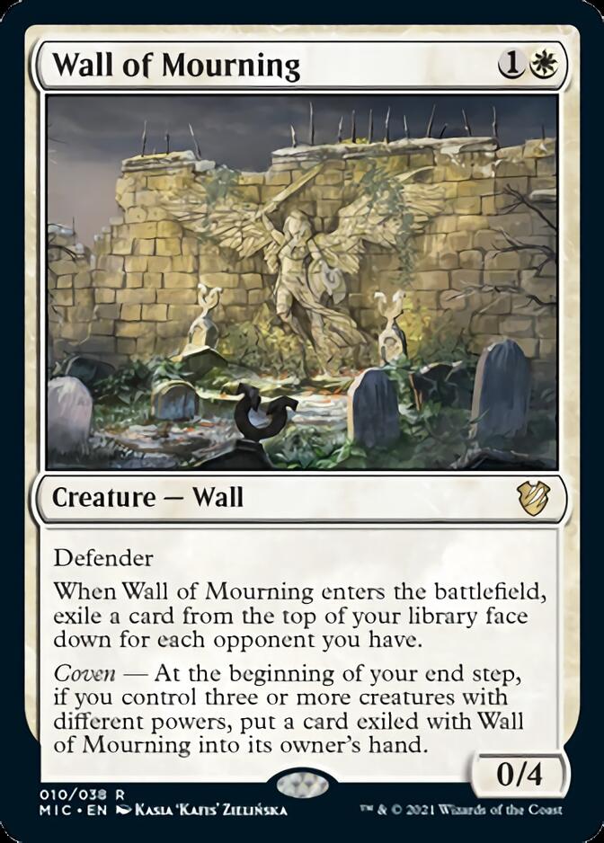 Wall of Mourning [Innistrad: Midnight Hunt Commander] | GnG Games