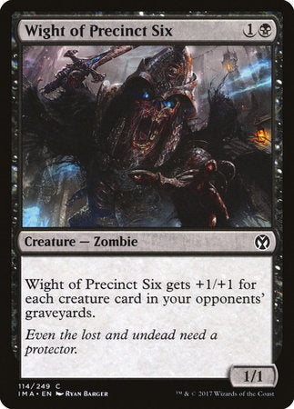 Wight of Precinct Six [Iconic Masters] | GnG Games