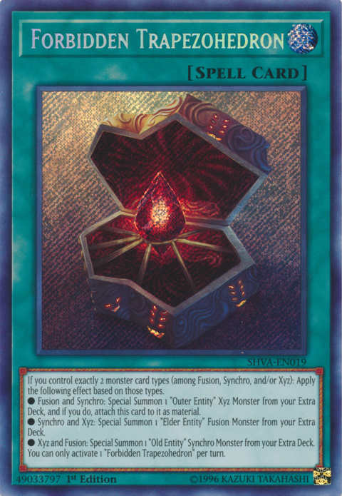 Forbidden Trapezohedron [SHVA-EN019] Secret Rare | GnG Games