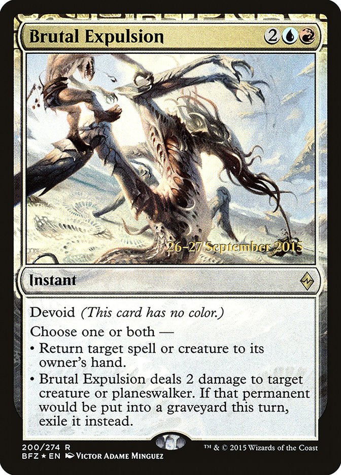 Brutal Expulsion  [Battle for Zendikar Prerelease Promos] | GnG Games