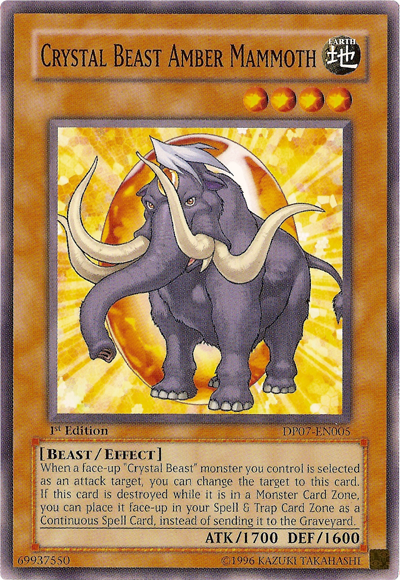 Crystal Beast Amber Mammoth [DP07-EN005] Common | GnG Games