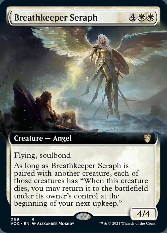 Breathkeeper Seraph (Extended) [Innistrad: Crimson Vow Commander] | GnG Games