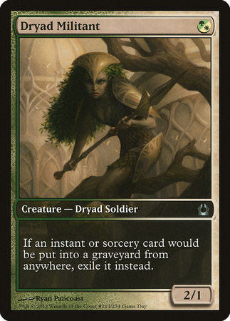 Dryad Militant [Return to Ravnica Promos] | GnG Games