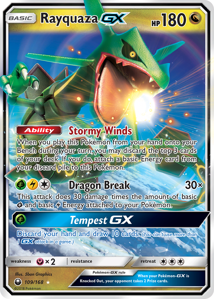 Rayquaza GX (109/168) [Sun & Moon: Celestial Storm] | GnG Games