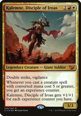 Kalemne, Disciple of Iroas (Oversized) [Commander 2015 Oversized] | GnG Games