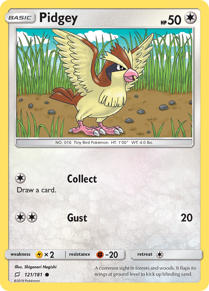 Pidgey (121/181) [Sun & Moon: Team Up] | GnG Games