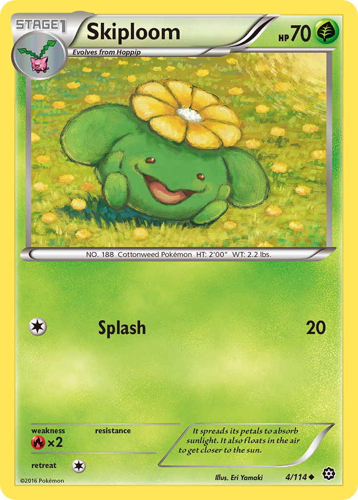 Skiploom (4/114) [XY: Steam Siege] | GnG Games