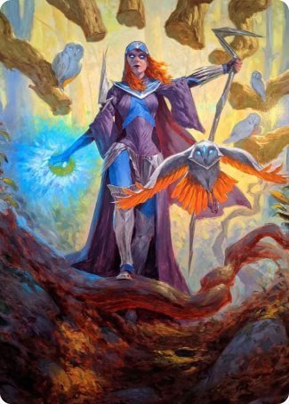 Kasmina, Enigma Sage Art Card [Strixhaven: School of Mages Art Series] | GnG Games