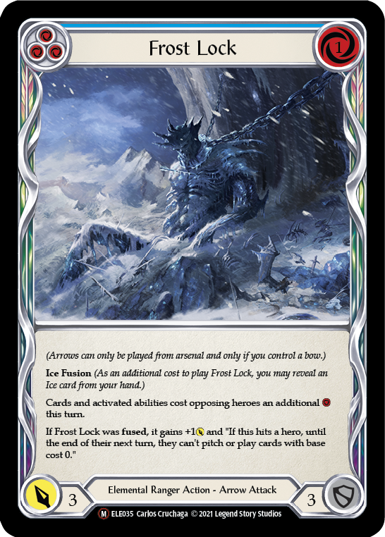 Frost Lock [U-ELE035] Unlimited Rainbow Foil | GnG Games