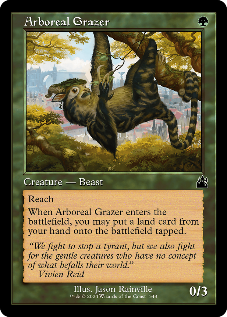 Arboreal Grazer (Retro Frame) [Ravnica Remastered] | GnG Games