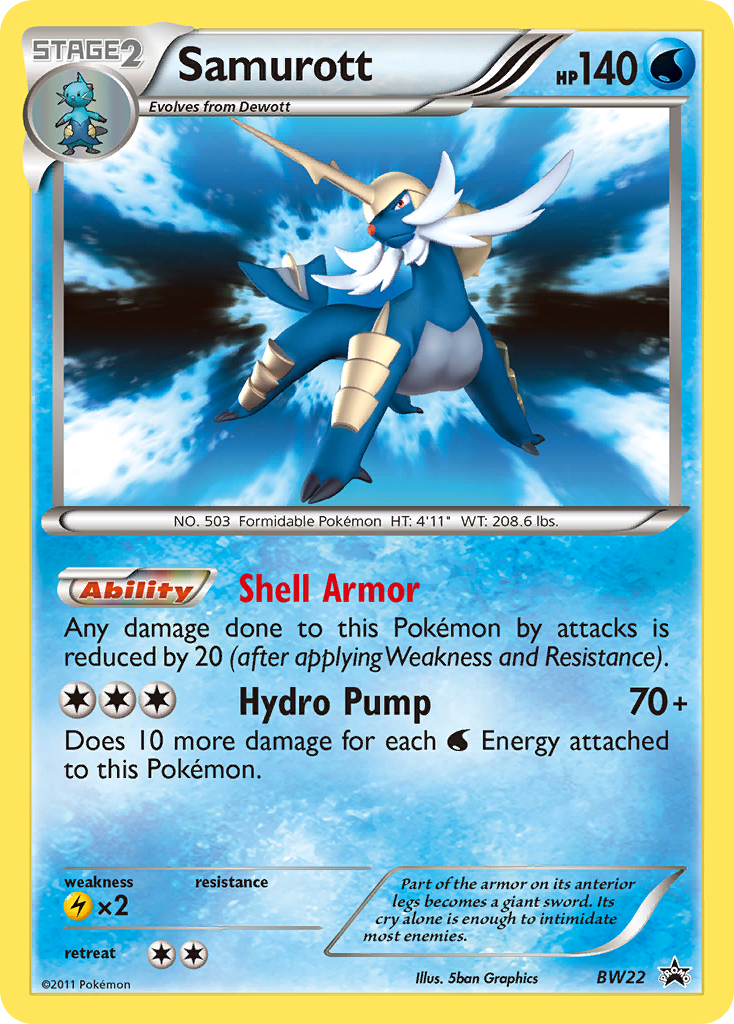 Samurott (BW22) [Black & White: Black Star Promos] | GnG Games