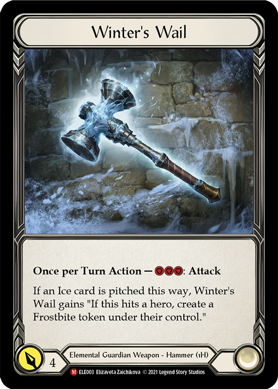 Winter's Wail [ELE003] (Tales of Aria)  1st Edition Cold Foil | GnG Games