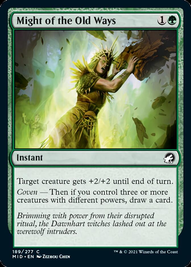Might of the Old Ways [Innistrad: Midnight Hunt] | GnG Games