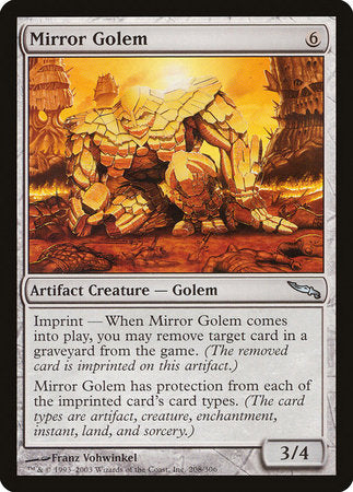 Mirror Golem [Mirrodin] | GnG Games