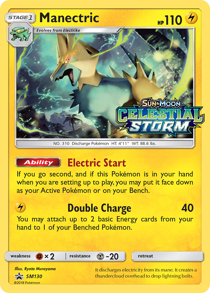 Manectric (SM130) [Sun & Moon: Black Star Promos] | GnG Games