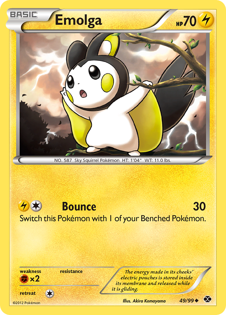 Emolga (49/99) [Black & White: Next Destinies] | GnG Games