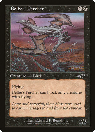 Belbe's Percher [Nemesis] | GnG Games