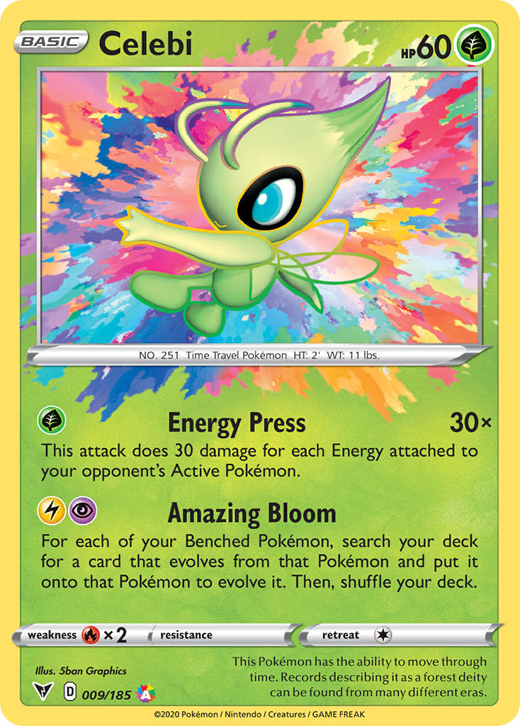 Celebi (009/185) [Sword & Shield: Vivid Voltage] | GnG Games