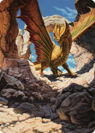 Ancient Brass Dragon Art Card (02) [Commander Legends: Battle for Baldur's Gate Art Series] | GnG Games