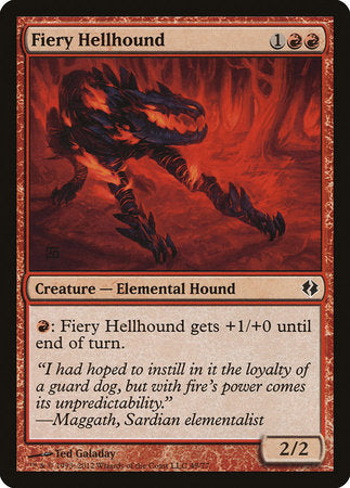 Fiery Hellhound [Duel Decks: Venser vs. Koth] | GnG Games