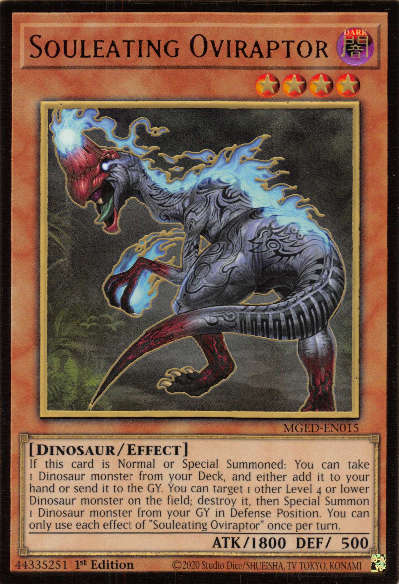 Souleating Oviraptor [MGED-EN015] Gold Rare | GnG Games