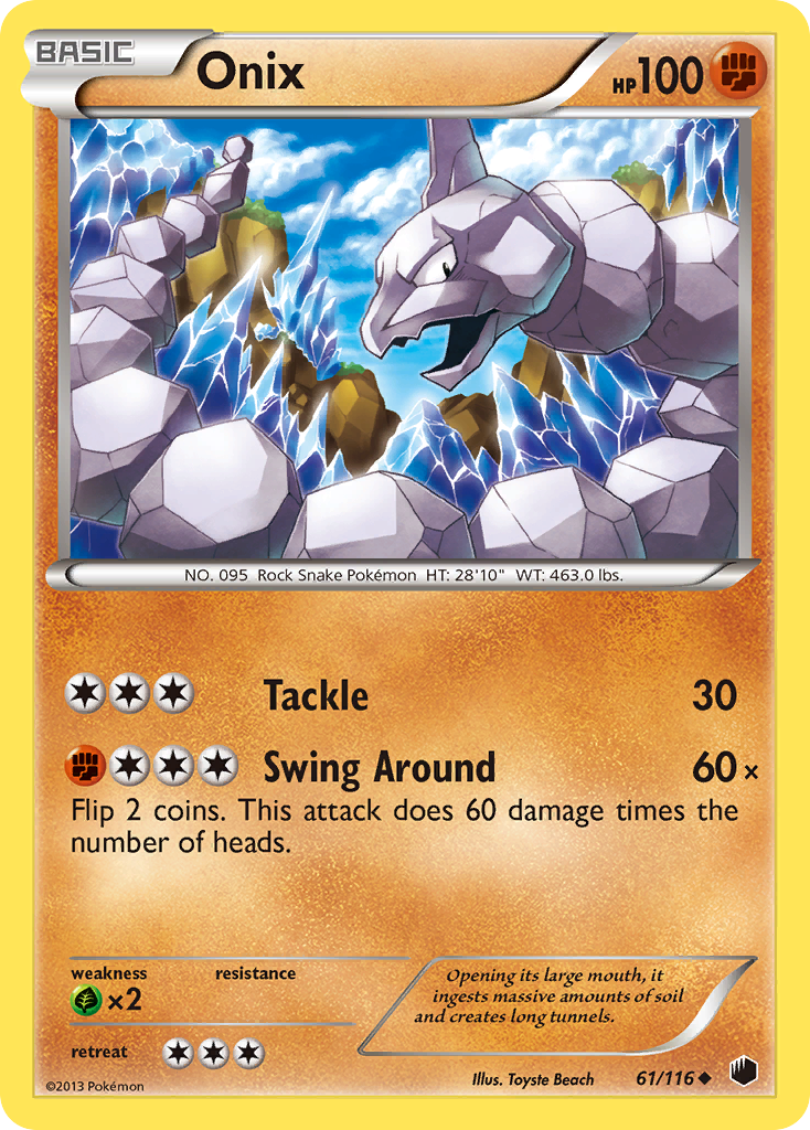 Onix (61/116) [Black & White: Plasma Freeze] | GnG Games