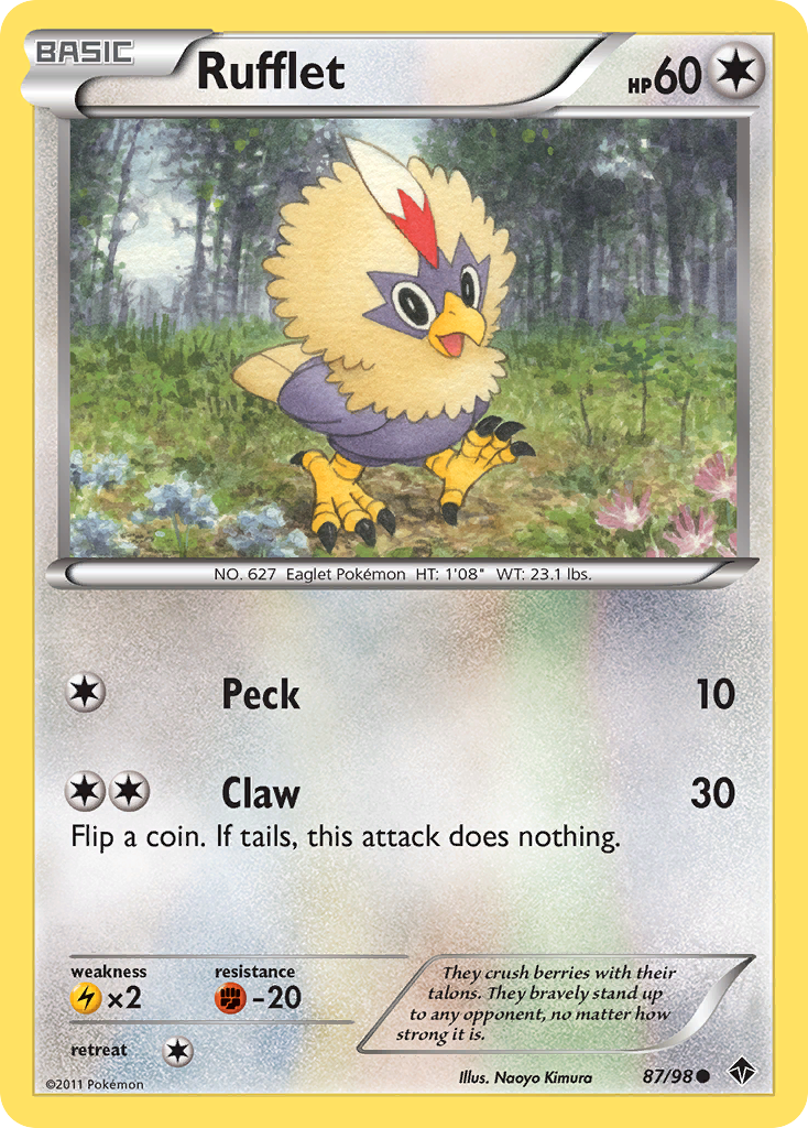 Rufflet (87/98) [Black & White: Emerging Powers] | GnG Games