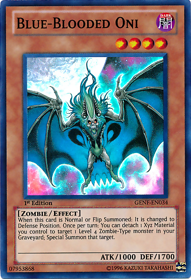 Blue-Blooded Oni [GENF-EN034] Super Rare | GnG Games