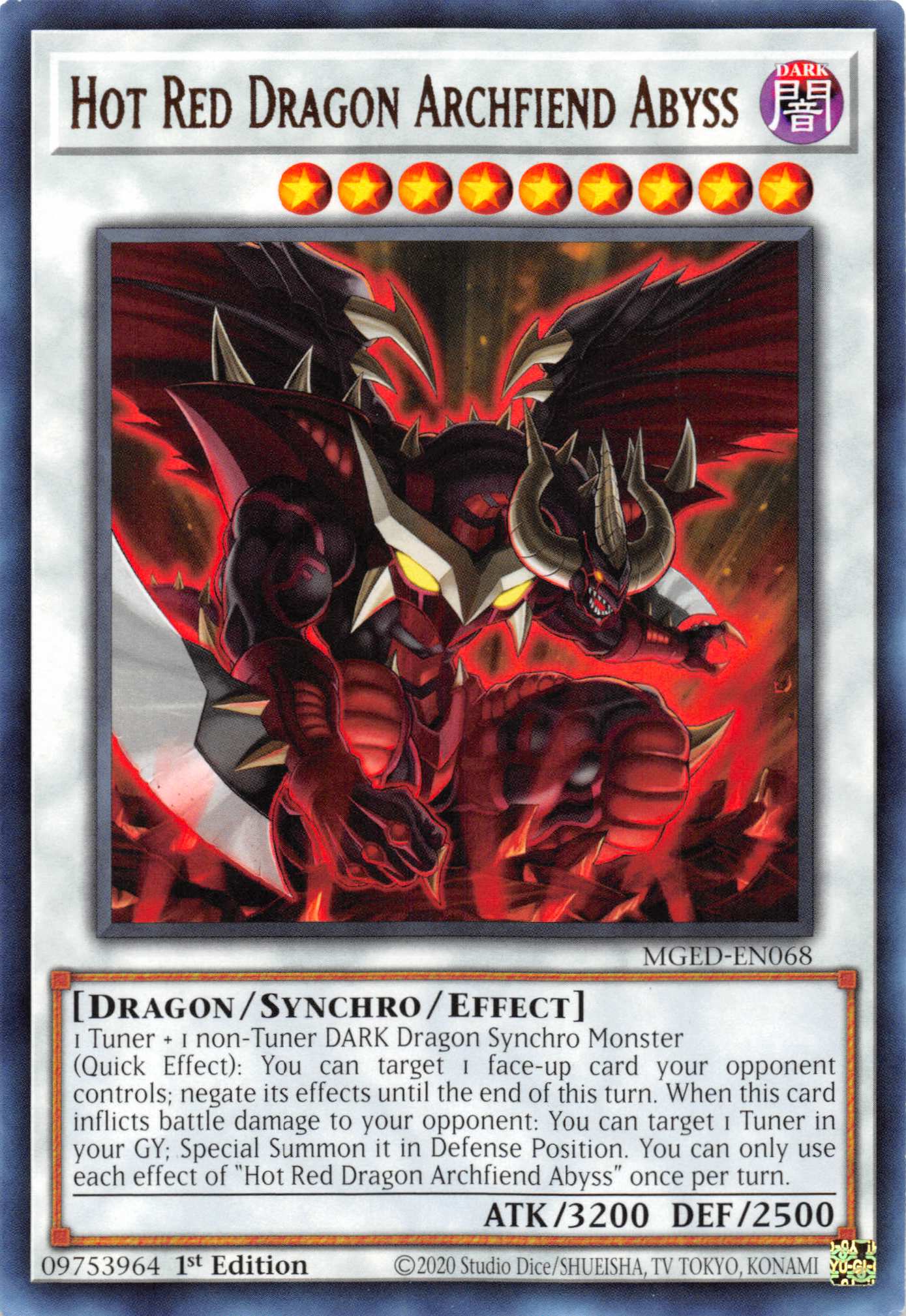 Hot Red Dragon Archfiend Abyss [MGED-EN068] Rare | GnG Games