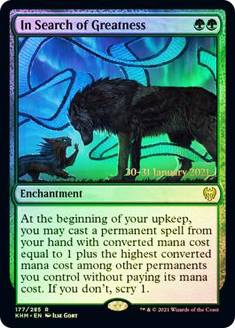 In Search of Greatness  [Kaldheim Prerelease Promos] | GnG Games