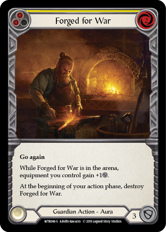 Forged for War [WTR046-S] Alpha Print Normal | GnG Games