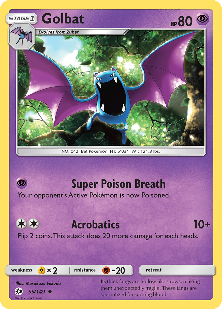 Golbat (55/149) [Sun & Moon: Base Set] | GnG Games