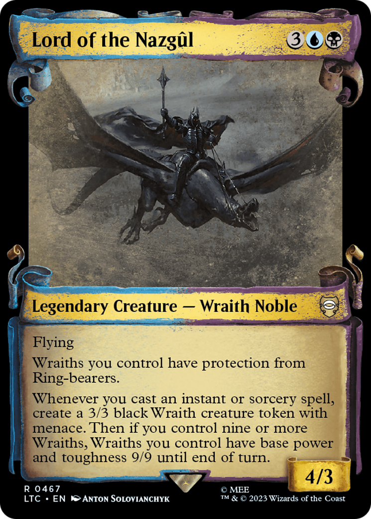 Lord of the Nazgul [The Lord of the Rings: Tales of Middle-Earth Commander Showcase Scrolls] | GnG Games
